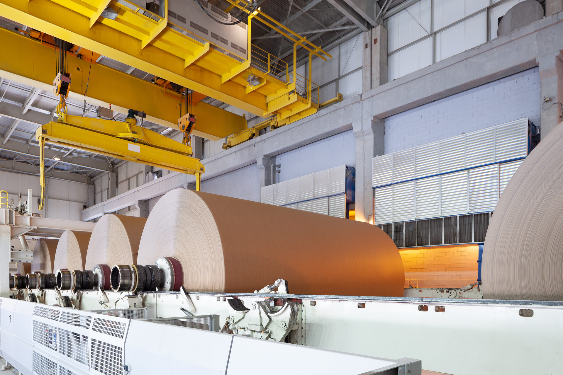 Paper mill plant production line